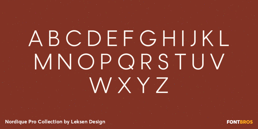 Nordique Pro Collection Font Poster #1