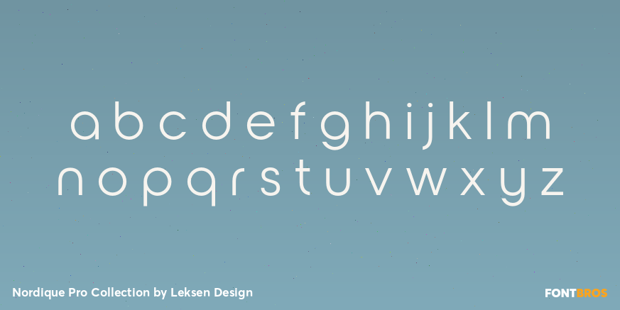 Nordique Pro Collection Font Poster #1