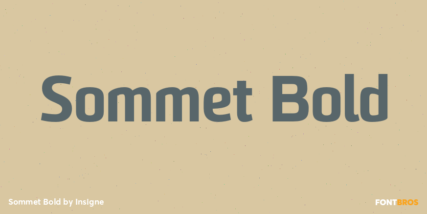 Sommet Bold Font Poster #1