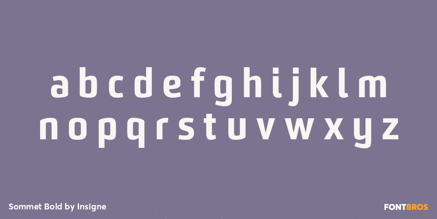 Sommet Bold Font Poster #3