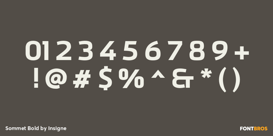 Sommet Bold Font Poster #4