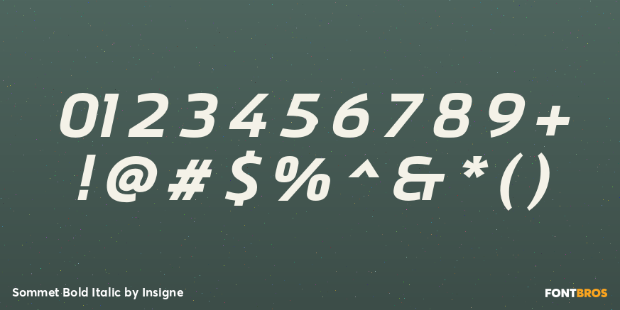 Sommet Bold Italic Font Poster #4
