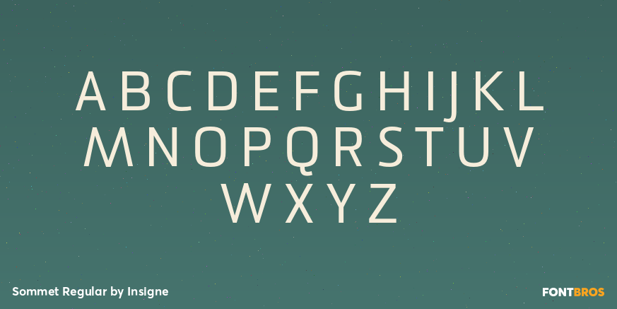 Sommet Regular Font Poster #2