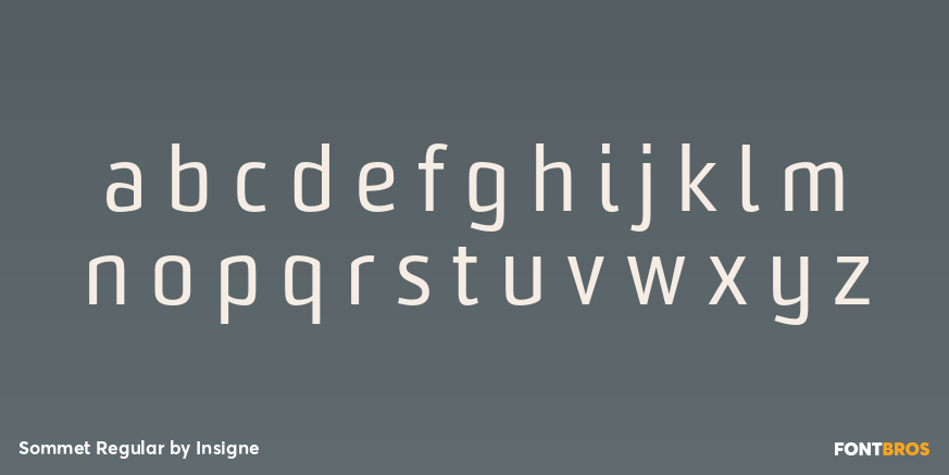 Sommet Regular Font Poster #3