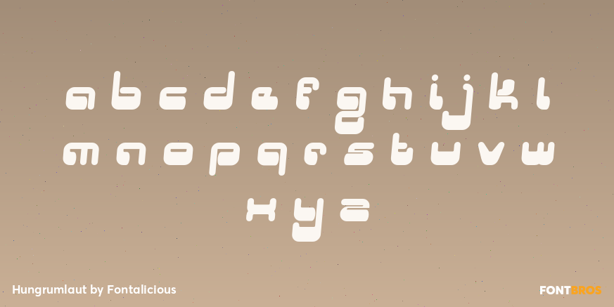 Hungrumlaut Font Poster #1
