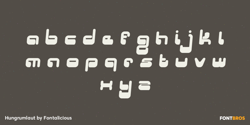 Hungrumlaut Font Poster #1