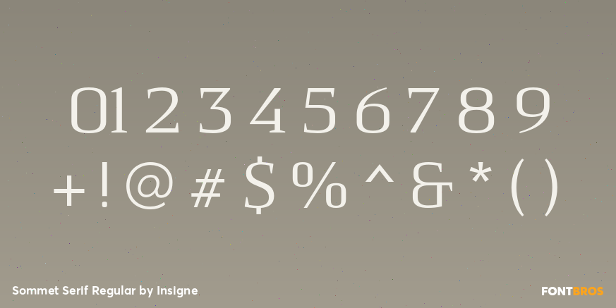Sommet Serif Regular Font Poster #1