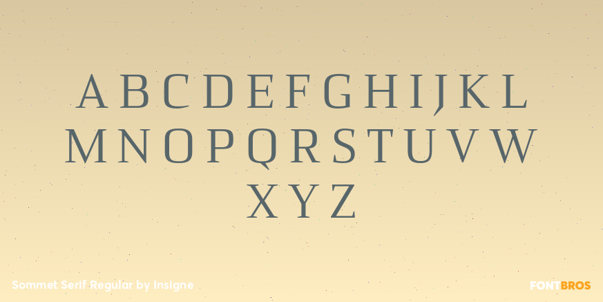 Sommet Serif Regular Font Poster #1
