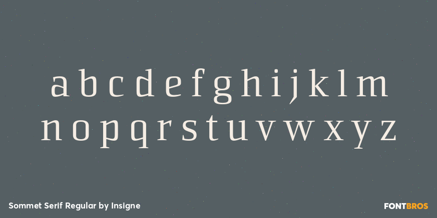 Sommet Serif Regular Font Poster #1
