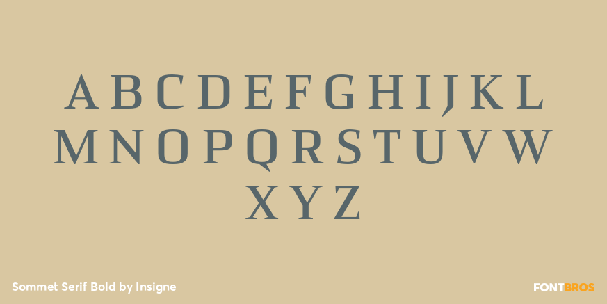 Sommet Serif Bold Font Poster #2