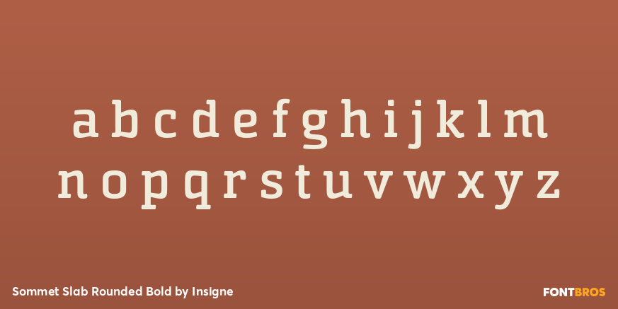 Sommet Slab Rounded Bold Font Poster #3
