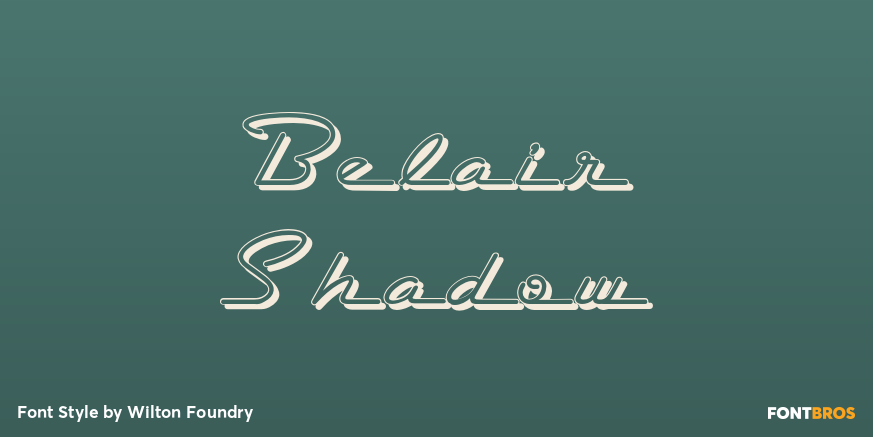 Belair Shadow Poster