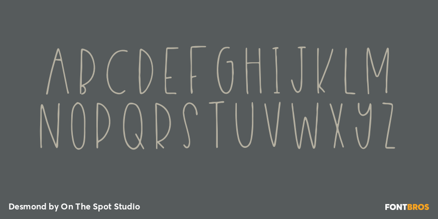 Desmond Font Poster #3