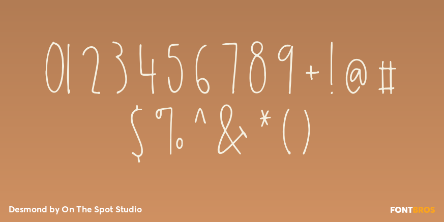 Desmond Font Poster #4