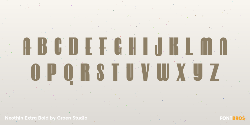 Neothin Extra Bold Font Poster #2
