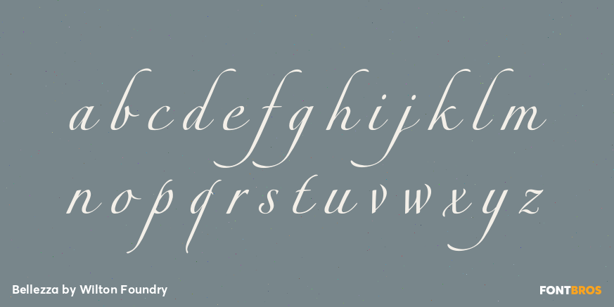 Bellezza Font Poster #3