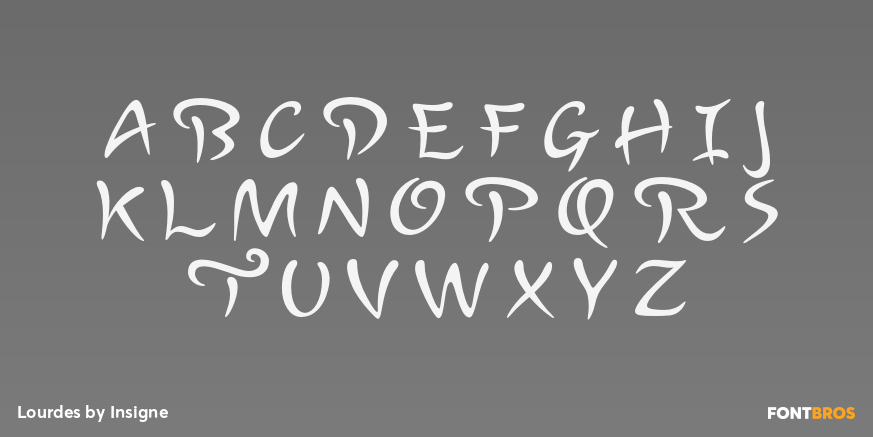 Lourdes Font Poster #1