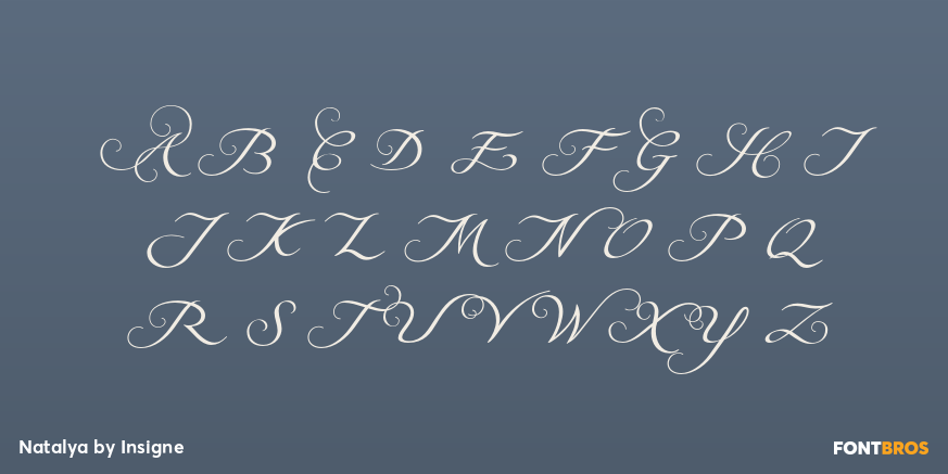 Natalya Font Poster #2