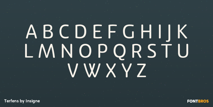 Terfens Font Poster #2