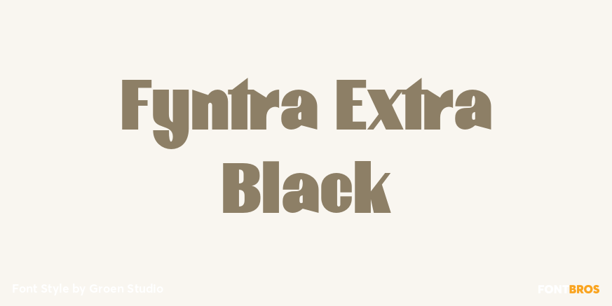 Fyntra Extra Black Poster