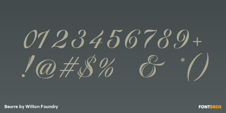 Beurre Font Poster #4
