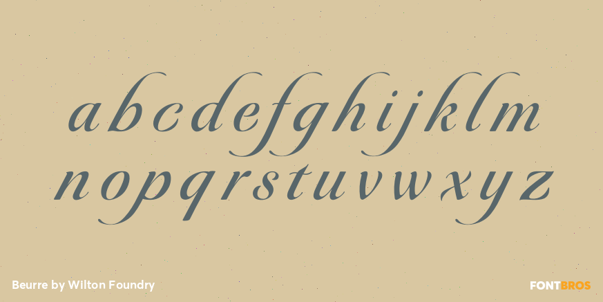 Beurre Font Poster #3