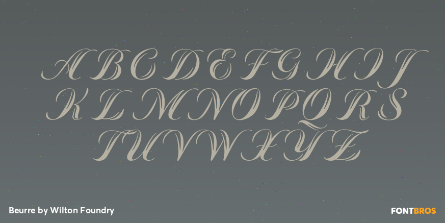 Beurre Font Poster #2