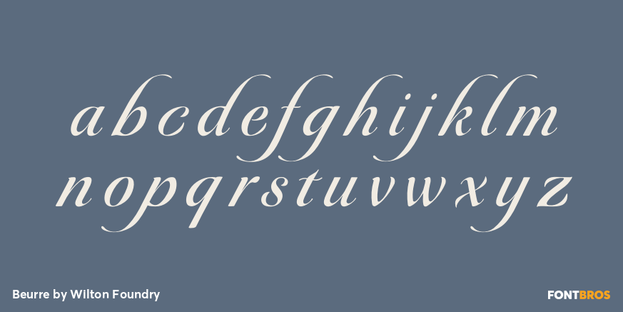 Beurre Font Poster #3