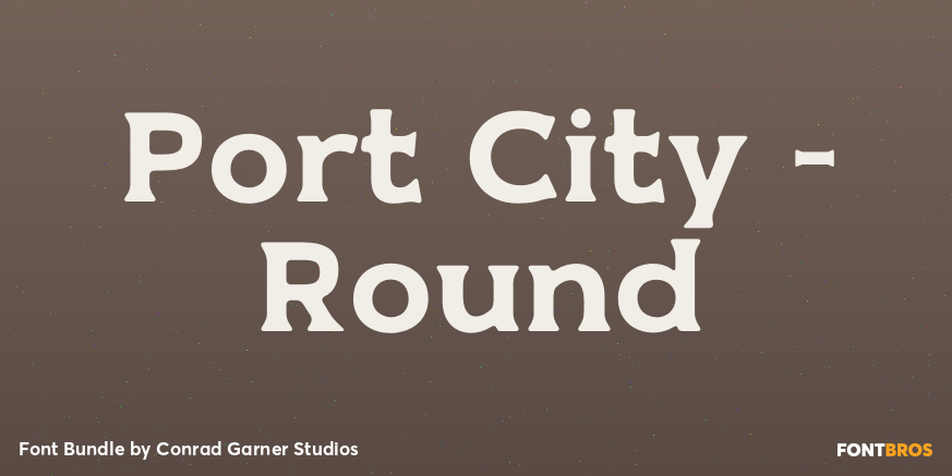 Port City - Round Poster