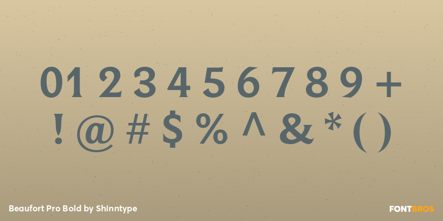 Beaufort Pro Bold Font Poster #4
