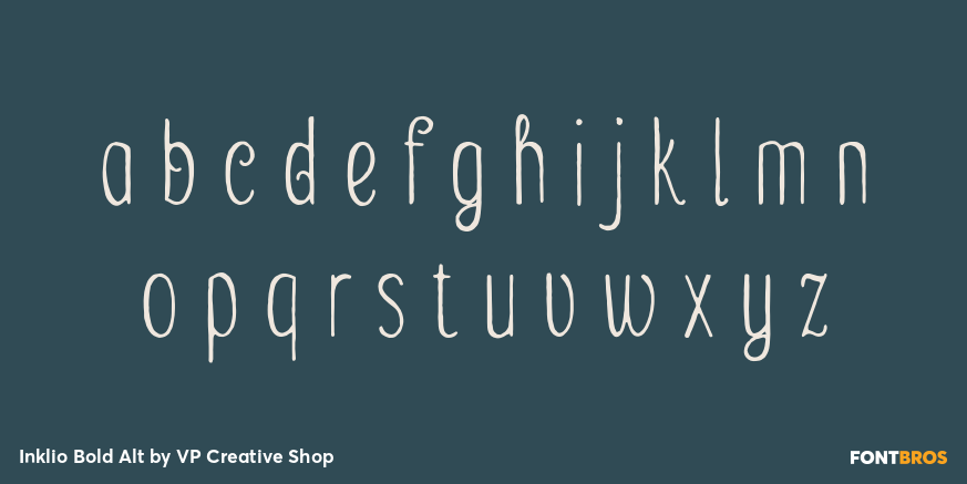 Inklio Bold Alt Font Poster #3