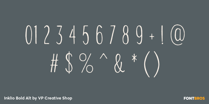 Inklio Bold Alt Font Poster #4