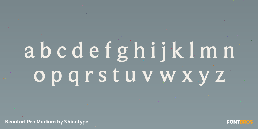 Beaufort Pro Medium Font Poster #3