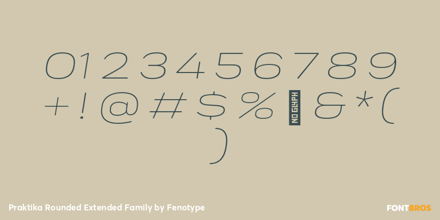 Praktika Rounded Extended Family Font Poster #1