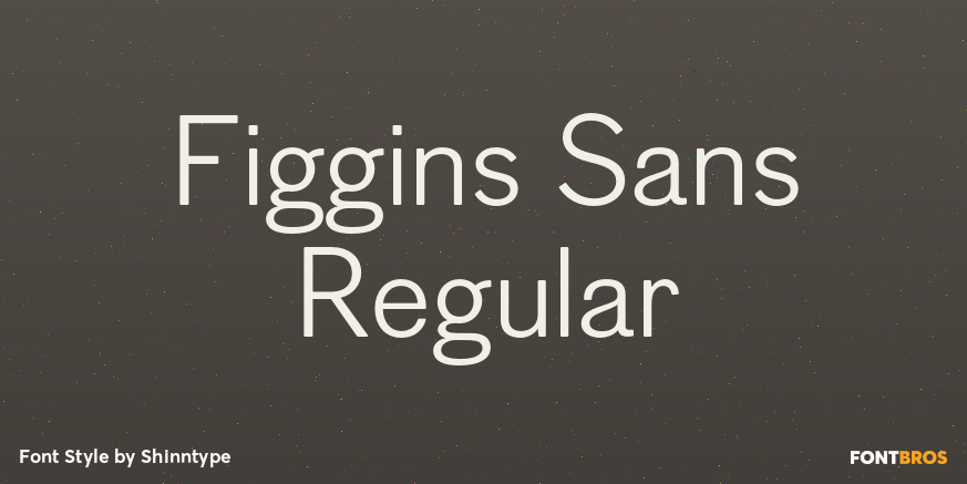 Figgins Sans Regular Font Poster #1