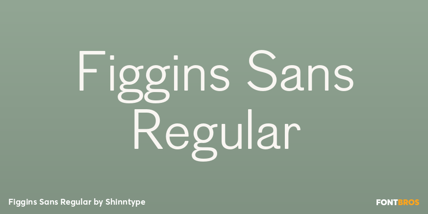 Figgins Sans Regular Font Poster #1