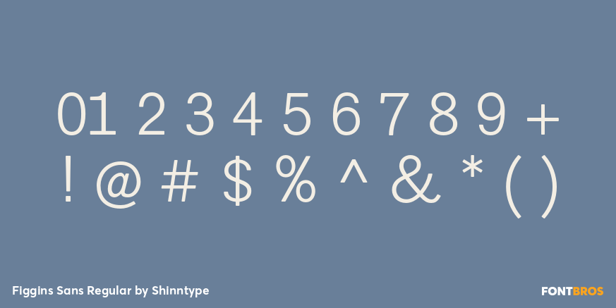 Figgins Sans Regular Font Poster #4