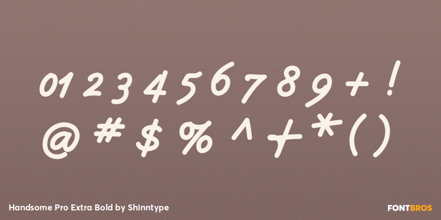 Handsome Pro Extra Bold Font Poster #4