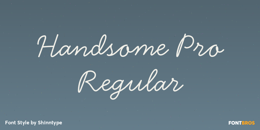 Handsome Pro Regular Poster