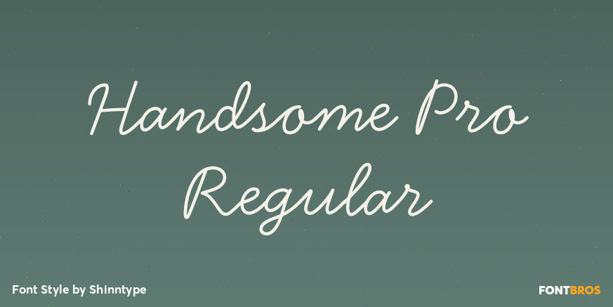 Handsome Pro Regular Poster