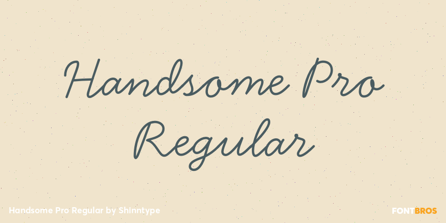 Handsome Pro Regular Poster