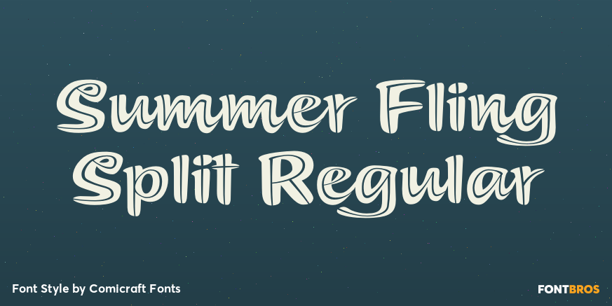 Summer Fling Split Regular Poster