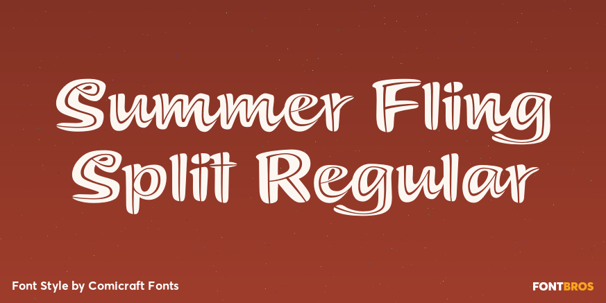 Summer Fling Split Regular Poster