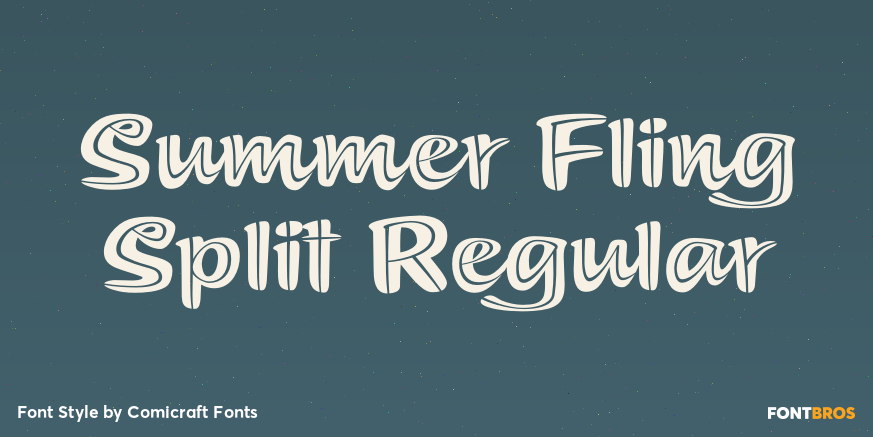 Summer Fling Split Regular Poster