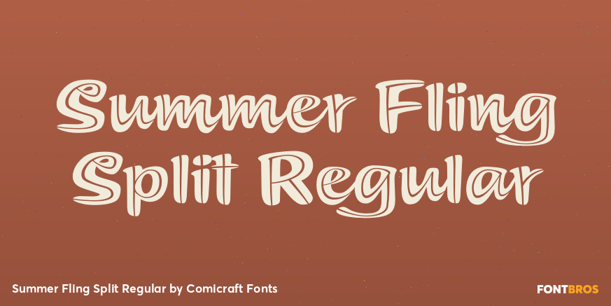 Summer Fling Split Regular Poster