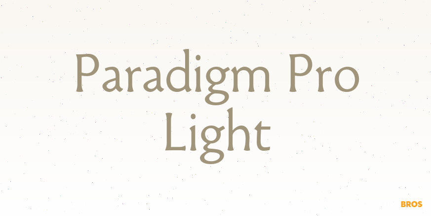 Paradigm Pro Light Poster