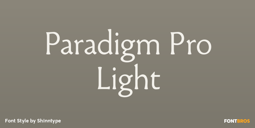Paradigm Pro Light Poster