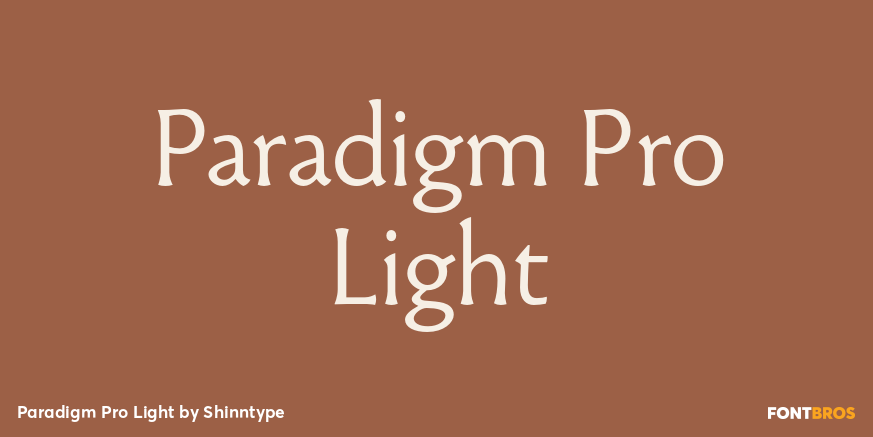 Paradigm Pro Light Poster