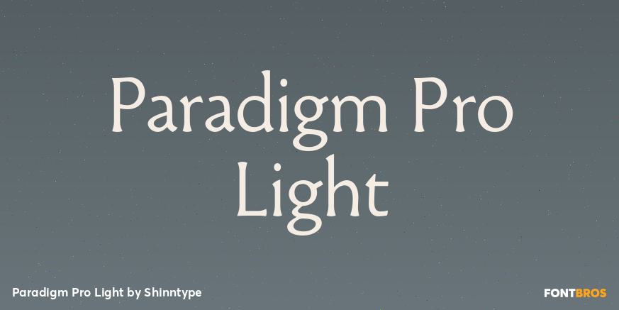 Paradigm Pro Light Poster