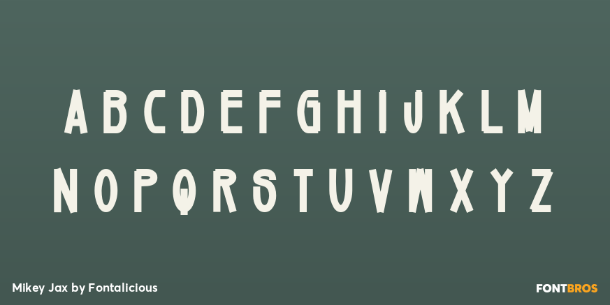 Mikey Jax Font Poster #1